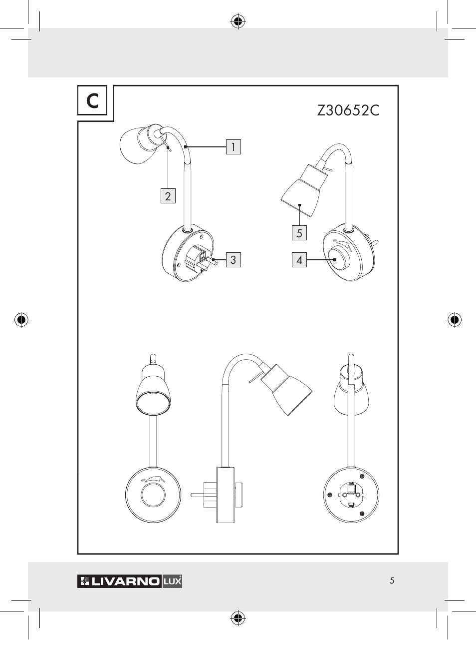 Livarno Z30652 User Manual | Page 7 / 42
