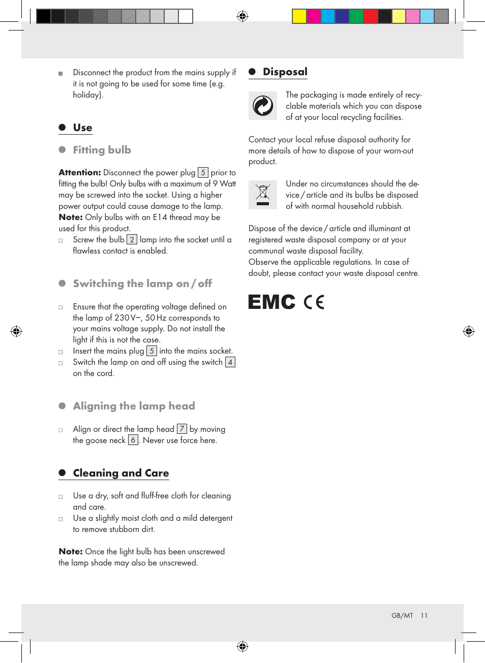 Livarno Z31218A-BS Z31218B-BS Z31218C-BS User Manual | Page 11 / 14