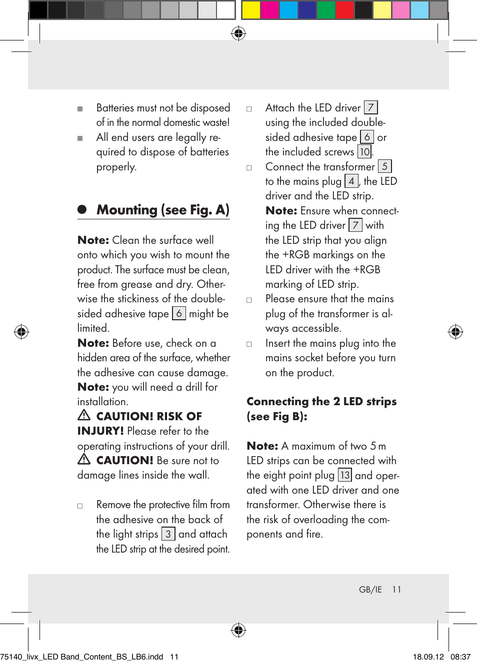 Mounting (see fig. a) | Livarno Z31228-BS User Manual | Page 11 / 16