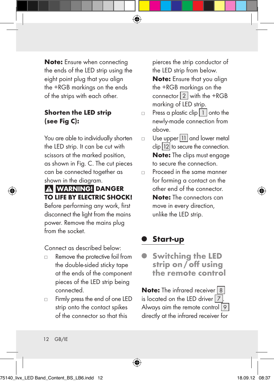 Livarno Z31228-BS User Manual | Page 12 / 16