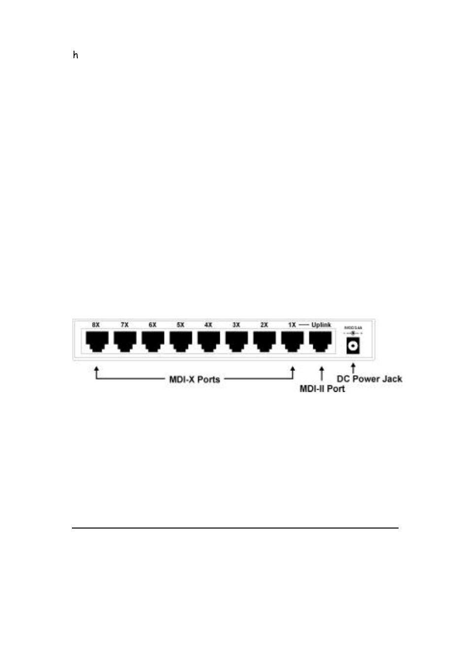 Rear panel | D-Link DES-1008D User Manual | Page 16 / 24