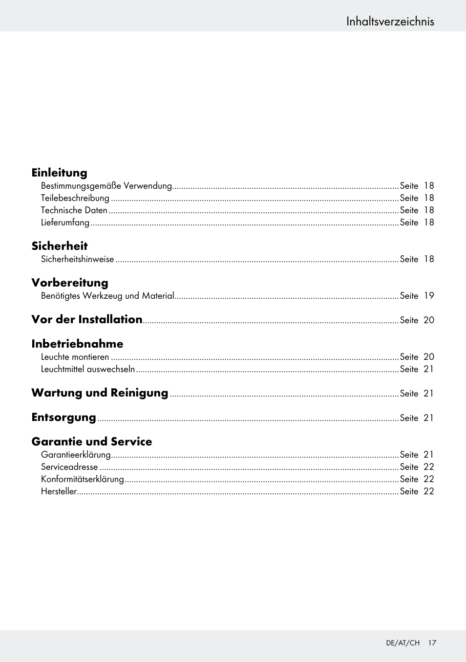 Livarno 6401–186L User Manual | Page 17 / 25