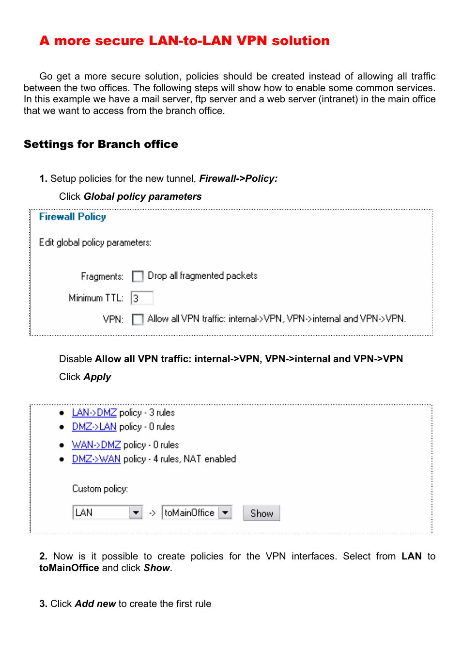 A more secure lan-to-lan vpn solution | D-Link DFL-700 User Manual | Page 101 / 141