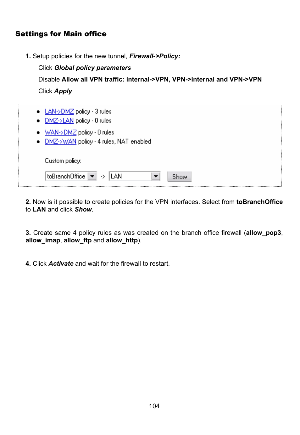 D-Link DFL-700 User Manual | Page 104 / 141