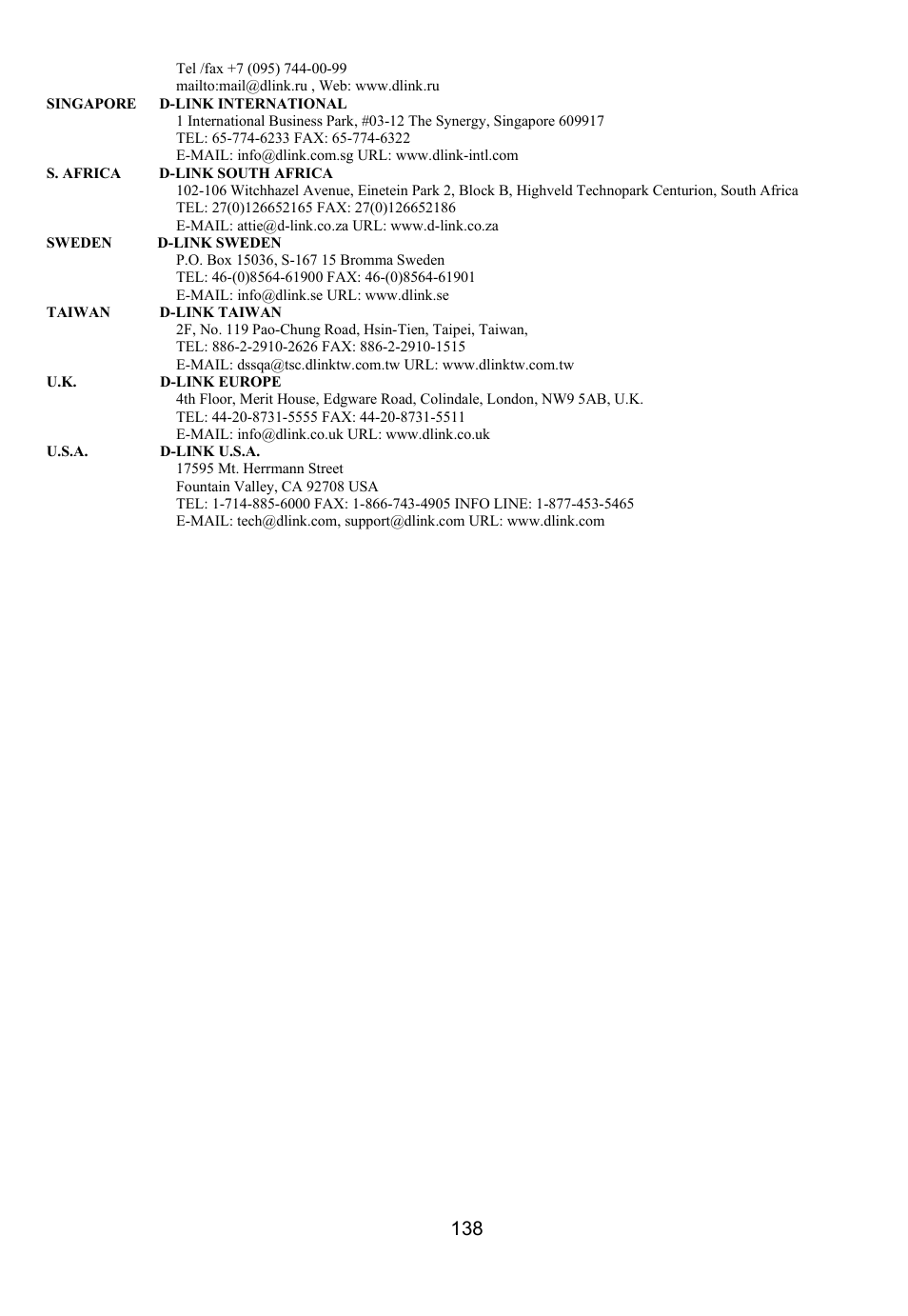 D-Link DFL-700 User Manual | Page 138 / 141