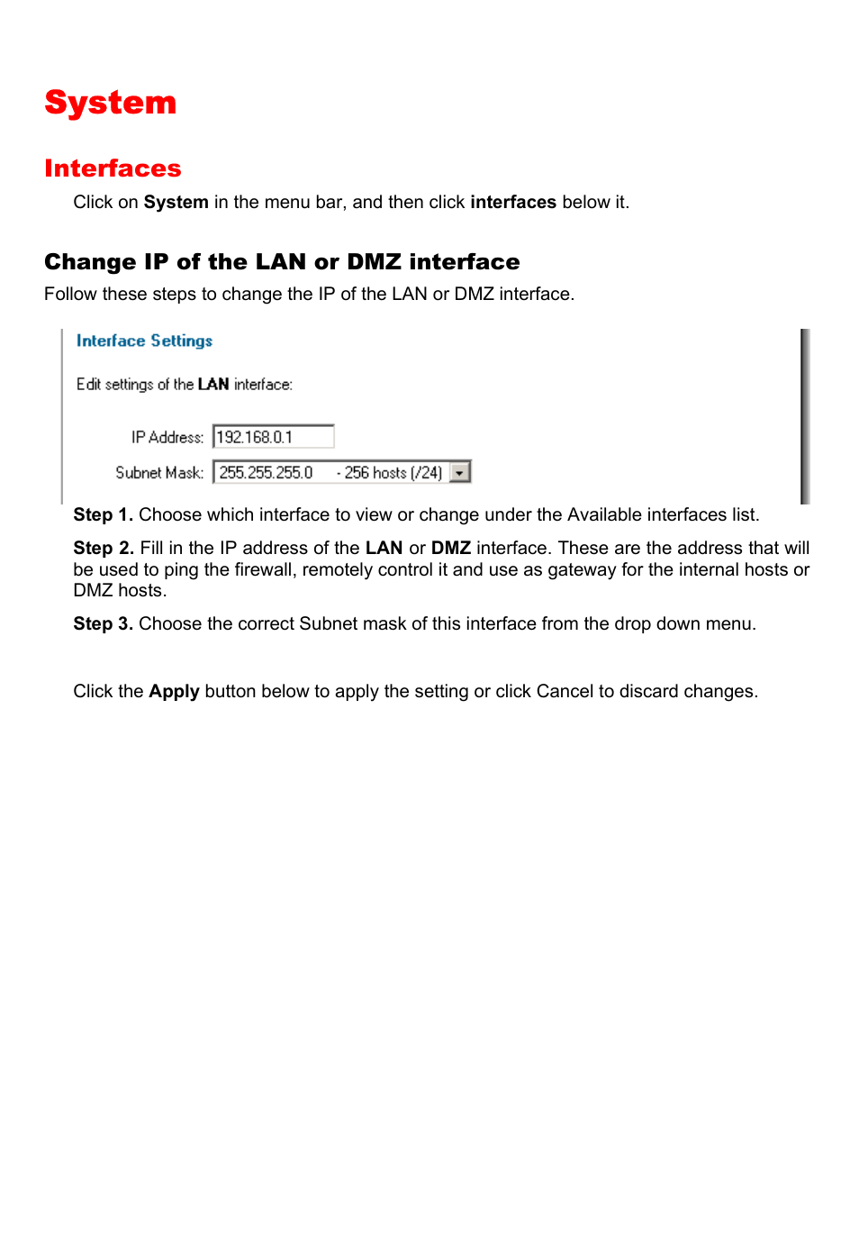 System, Interfaces | D-Link DFL-700 User Manual | Page 15 / 141
