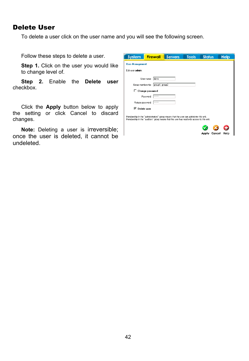 D-Link DFL-700 User Manual | Page 42 / 141