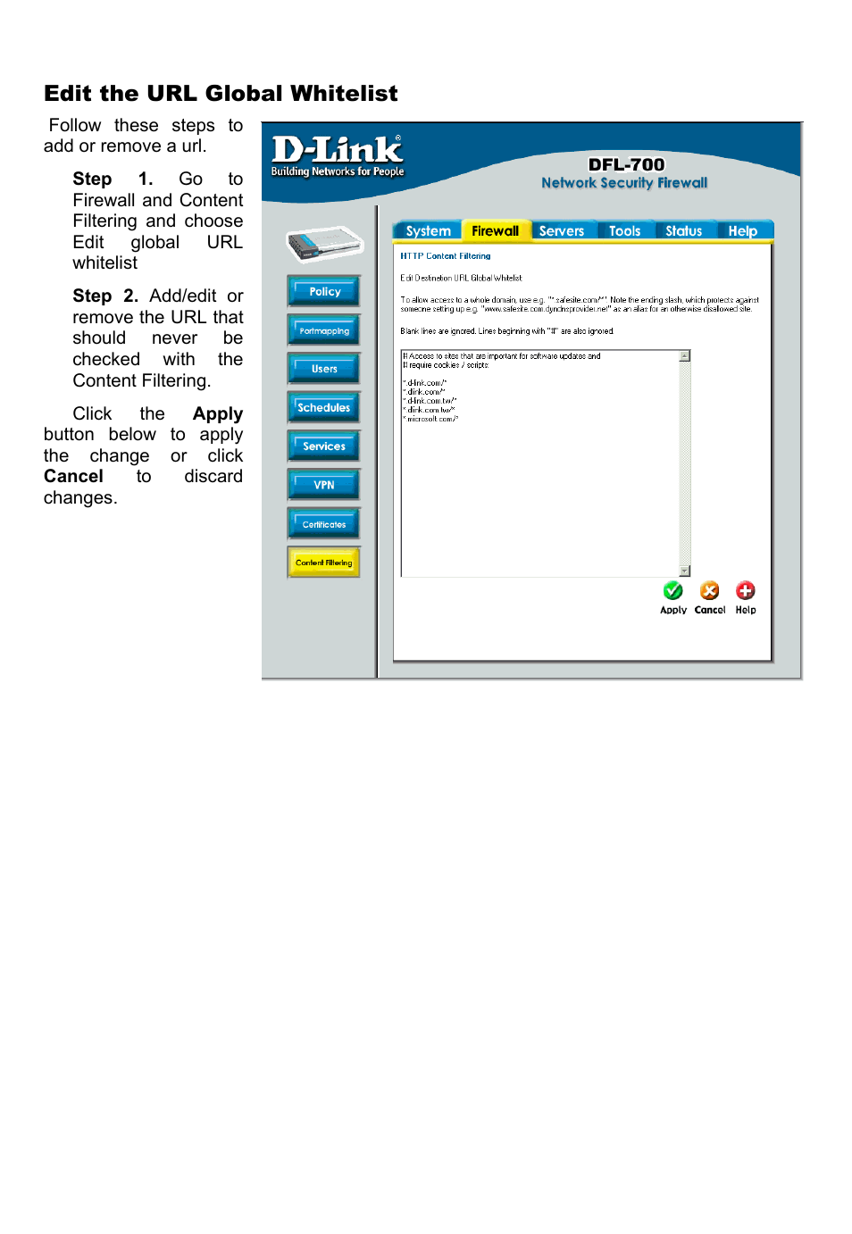 D-Link DFL-700 User Manual | Page 61 / 141