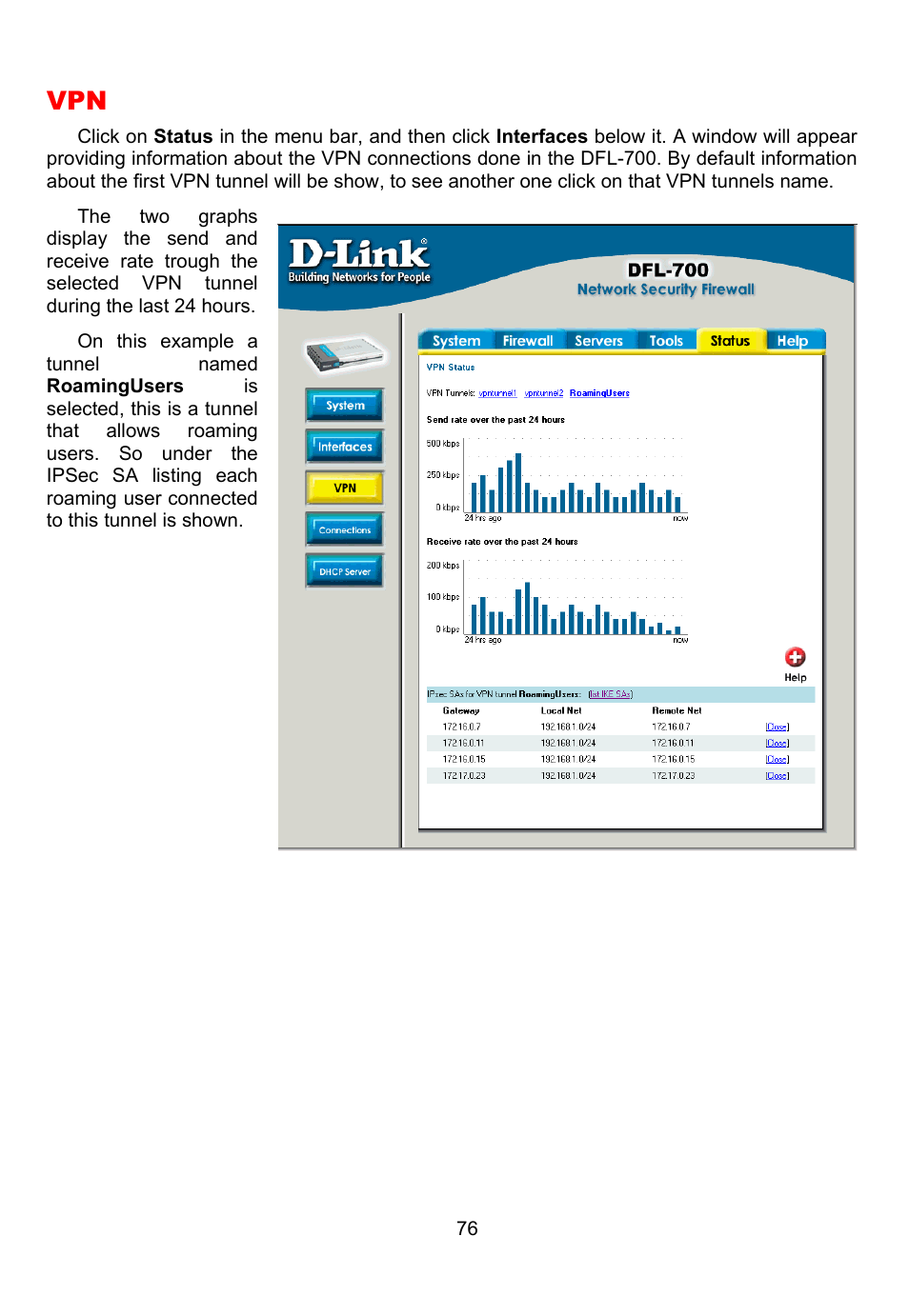 D-Link DFL-700 User Manual | Page 76 / 141