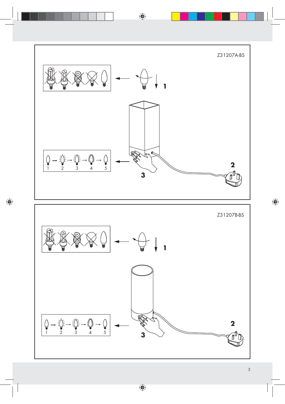 Livarno Z31207A-BS Z31207B-BS User Manual | Page 3 / 8