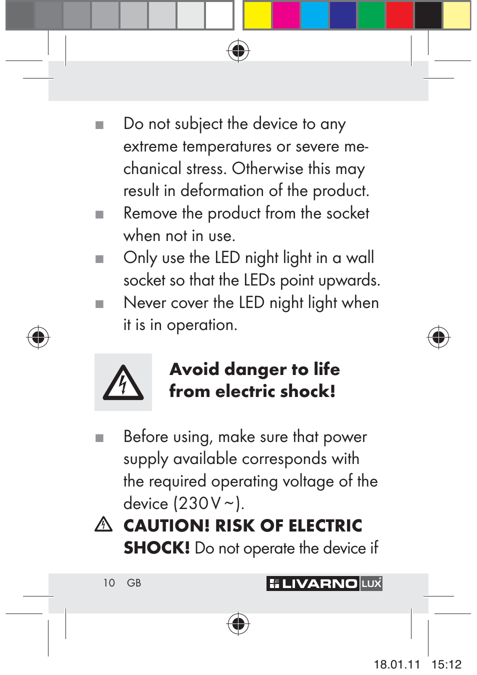 Livarno Z29012A-BS User Manual | Page 12 / 93