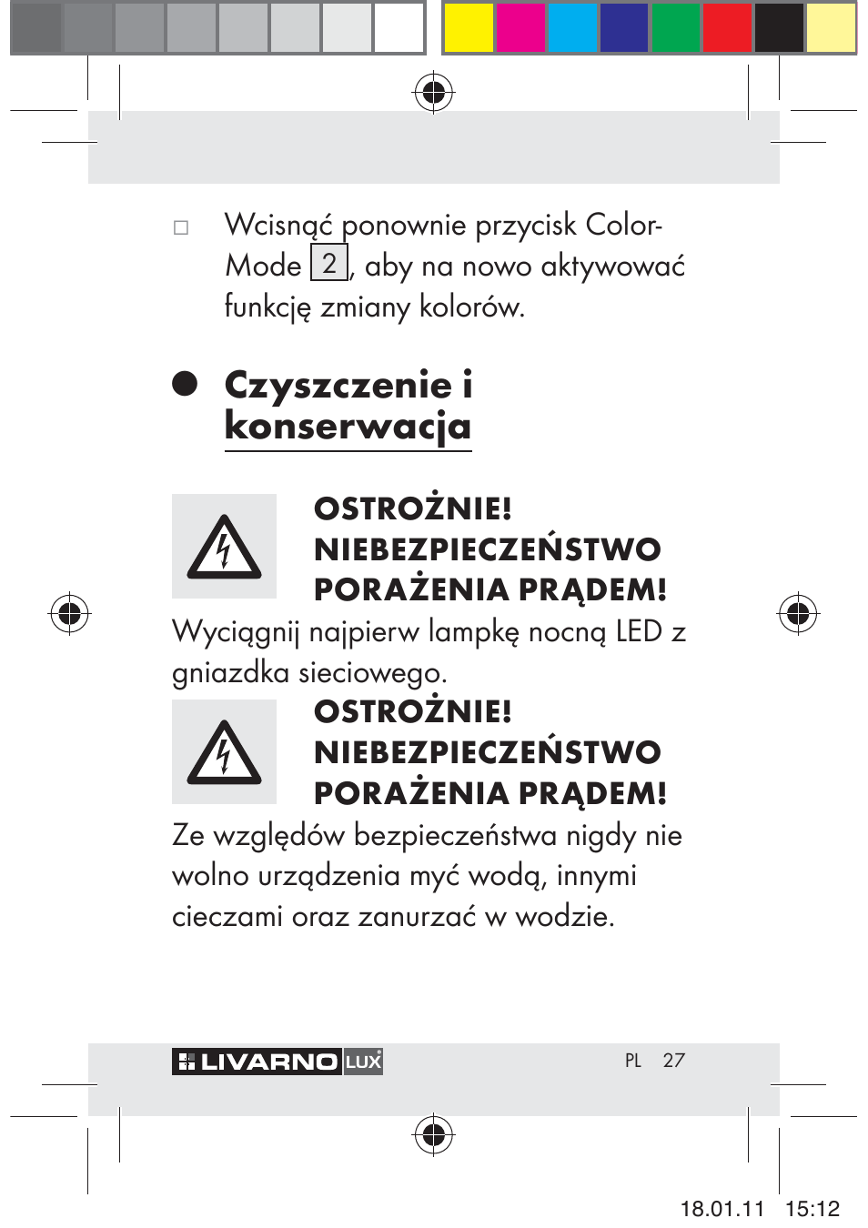 Czyszczenie i konserwacja | Livarno Z29012A-BS User Manual | Page 29 / 93