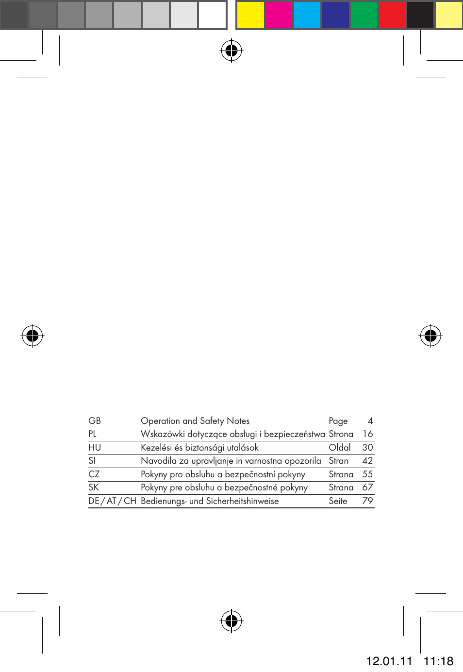 Livarno Z29012A-BS User Manual | Page 3 / 93