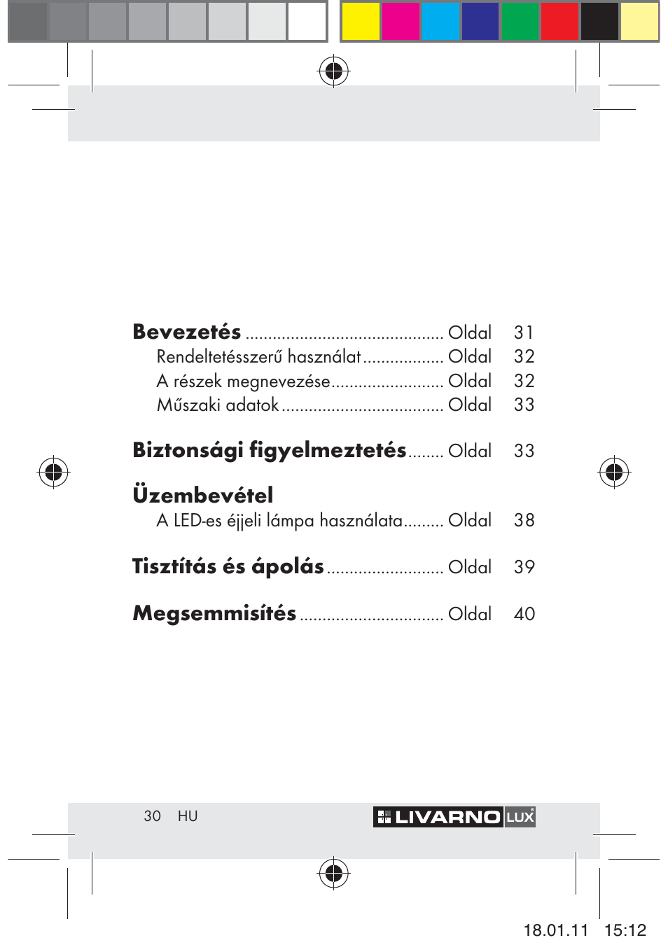 Livarno Z29012A-BS User Manual | Page 32 / 93