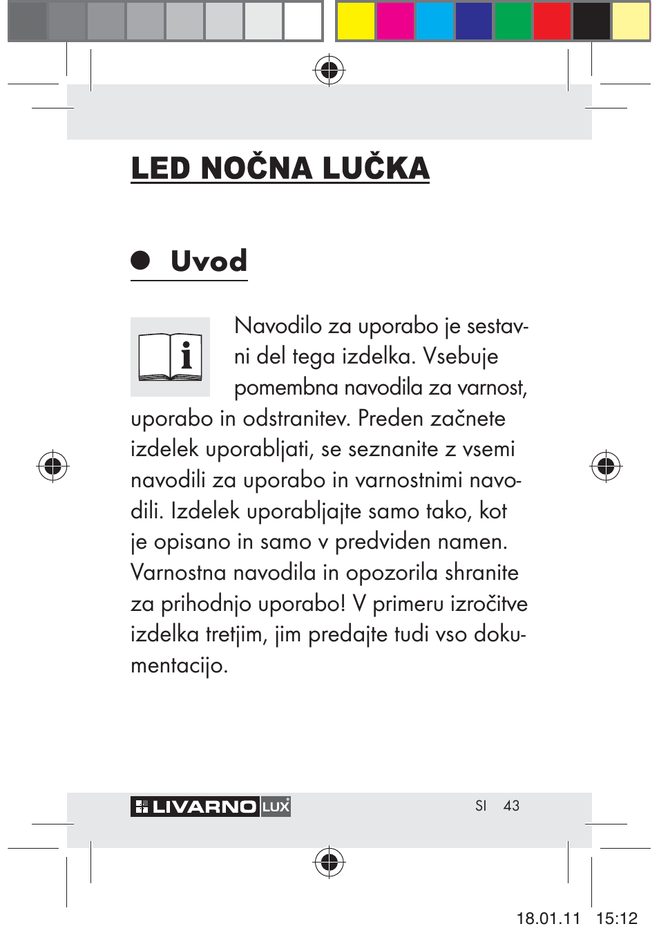 Uvod | Livarno Z29012A-BS User Manual | Page 45 / 93