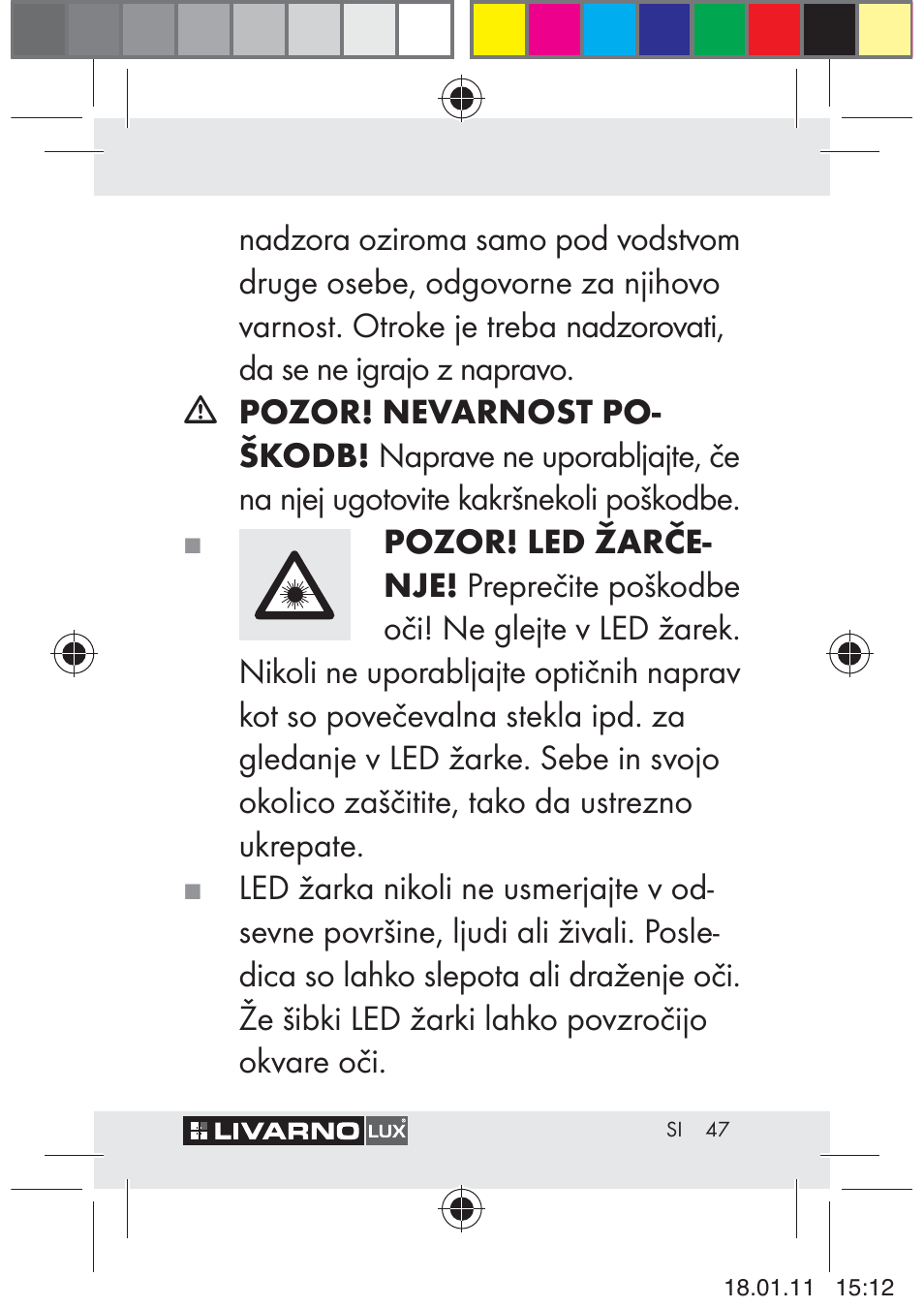 Livarno Z29012A-BS User Manual | Page 49 / 93