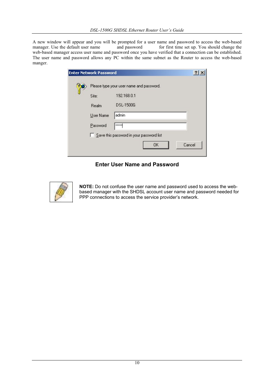 D-Link DSL-1500G User Manual | Page 20 / 62