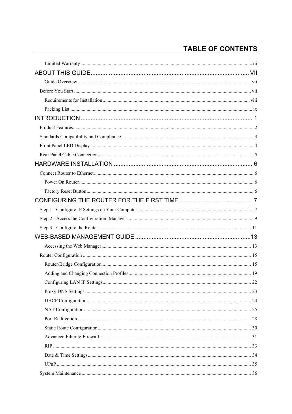 D-Link DSL-1500G User Manual | Page 5 / 62