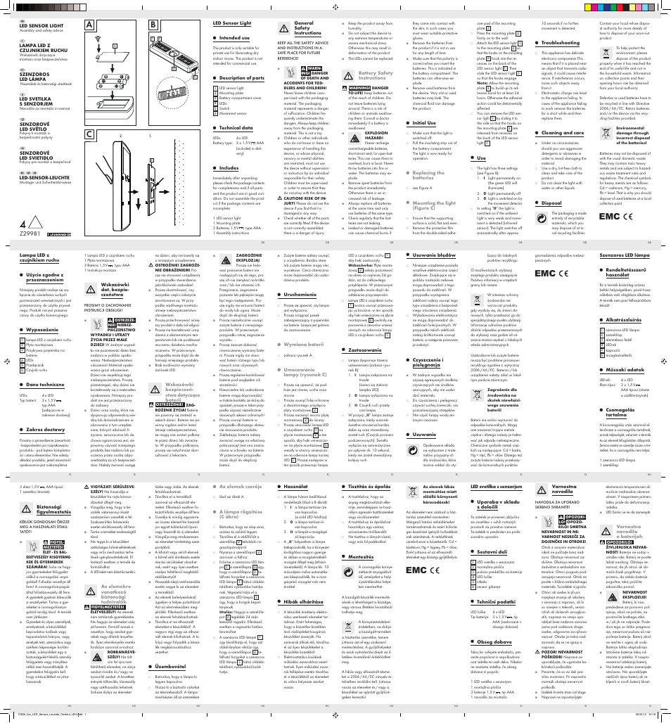 Livarno Z29981 User Manual | 2 pages