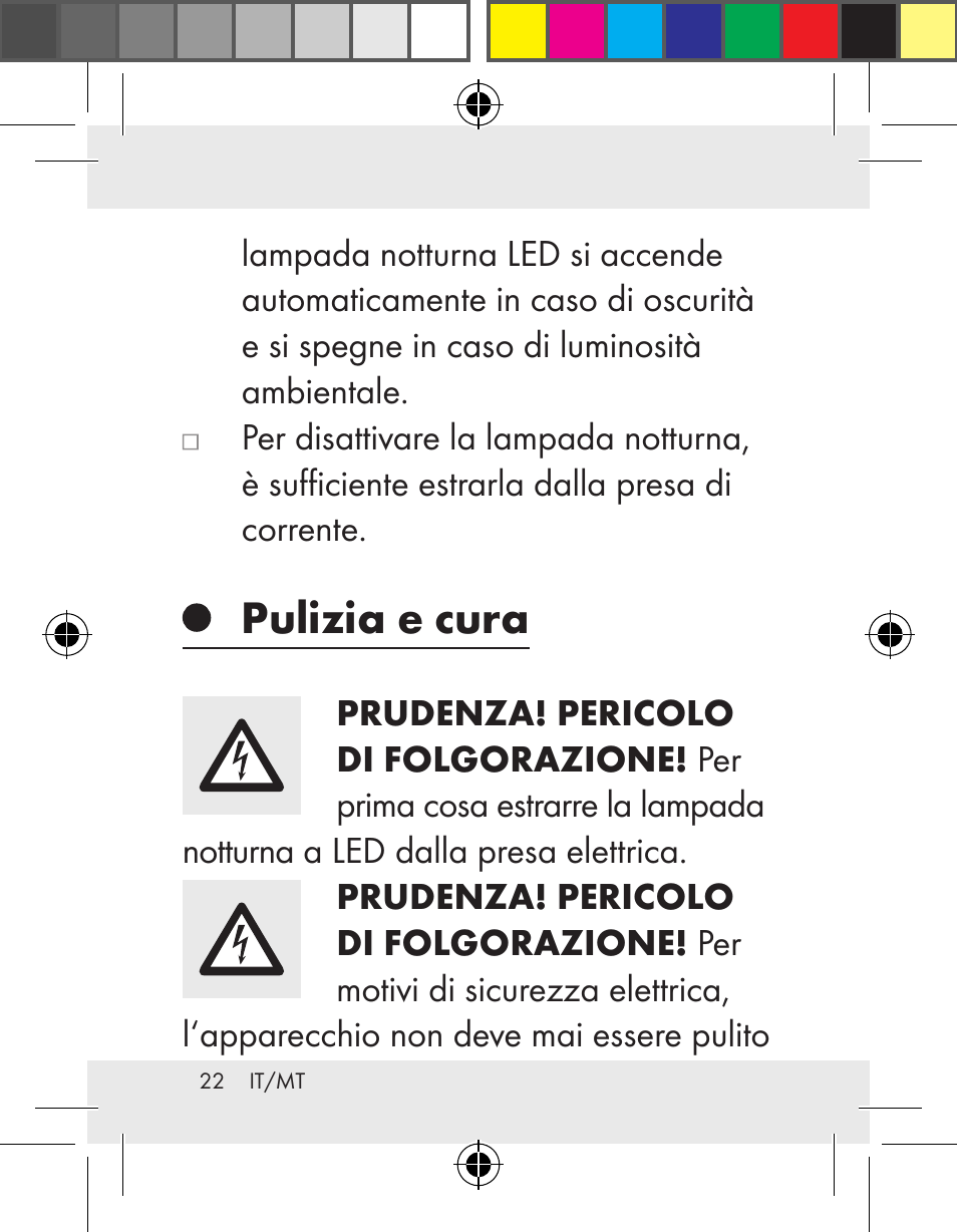 Pulizia e cura | Livarno Z31172..-BS User Manual | Page 22 / 54