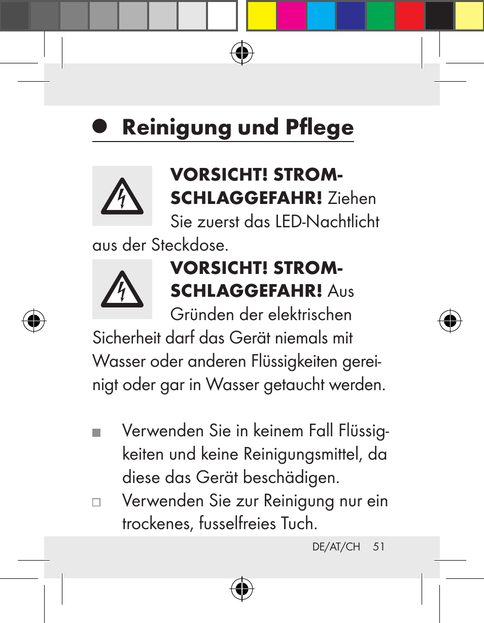 Reinigung und pflege | Livarno Z31172..-BS User Manual | Page 51 / 54