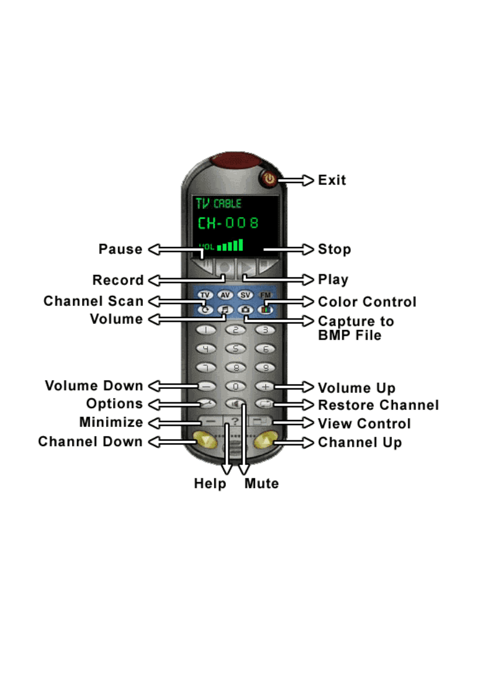 Software guide, On-screen remote, Software guide on-screen remote | D-Link DSB-T100 User Manual | Page 9 / 36