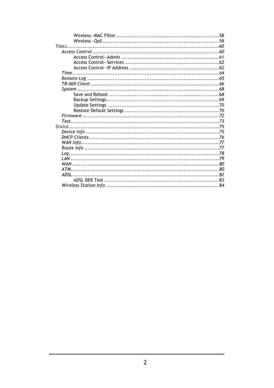 D-Link DSL-2640B User Manual | Page 3 / 85