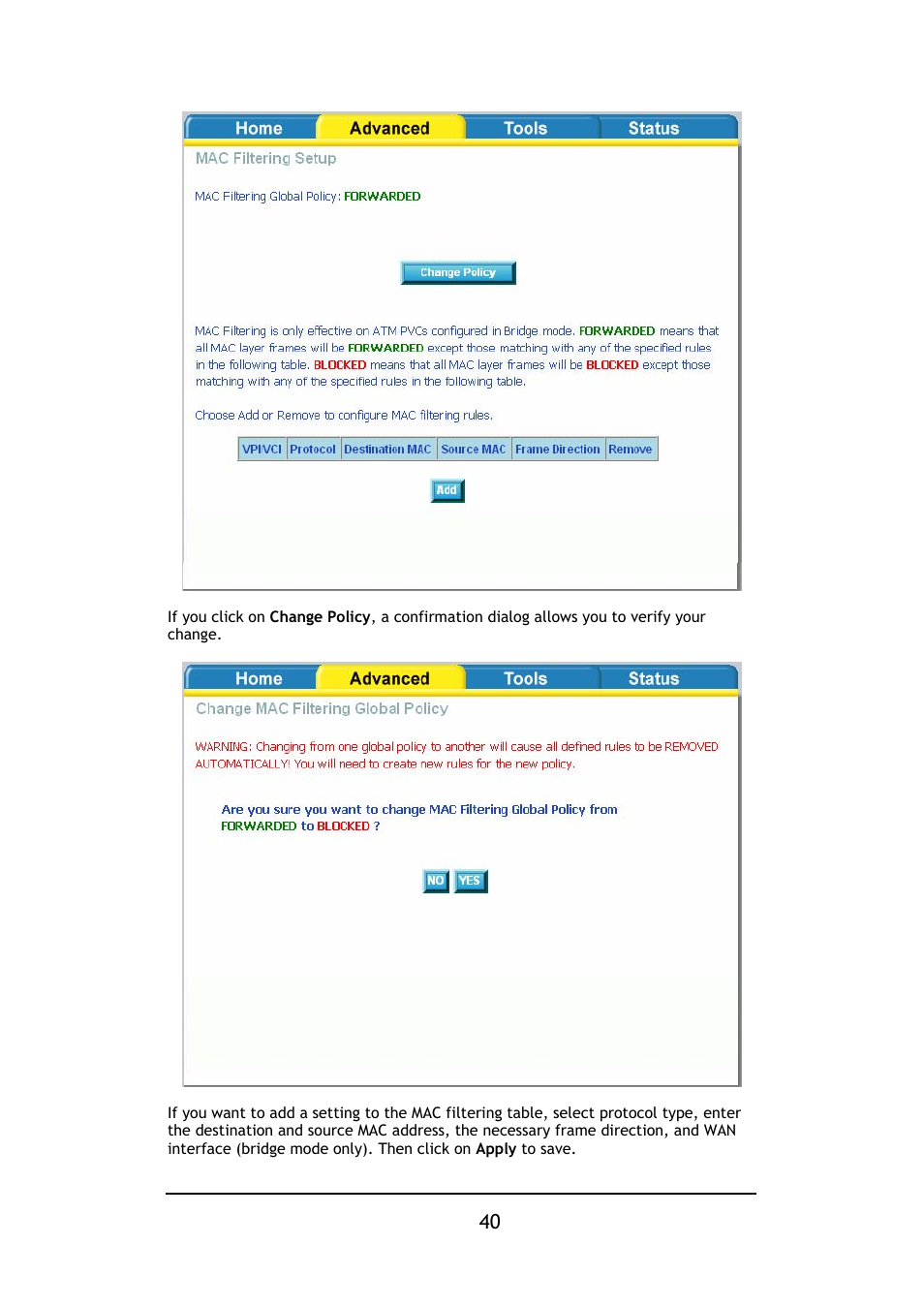 D-Link DSL-2640B User Manual | Page 41 / 85