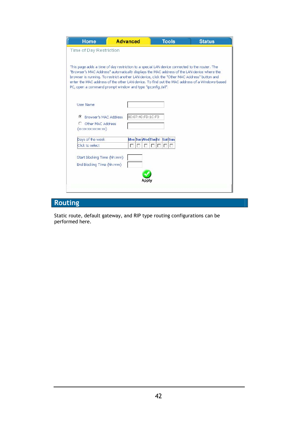 Routing | D-Link DSL-2640B User Manual | Page 43 / 85