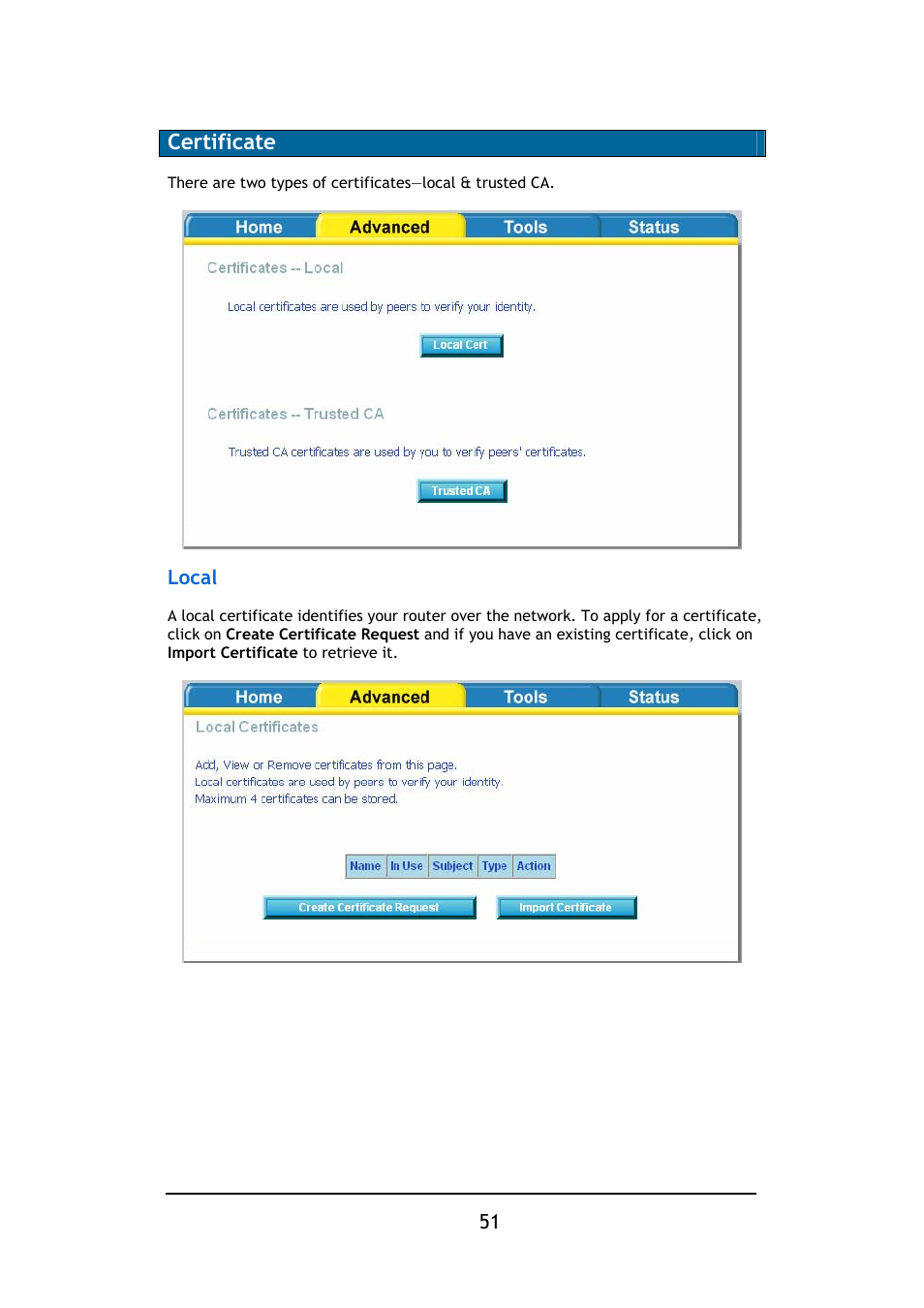 Certificate | D-Link DSL-2640B User Manual | Page 52 / 85