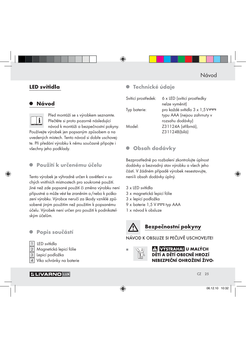 Livarno Z31124 User Manual | Page 23 / 32