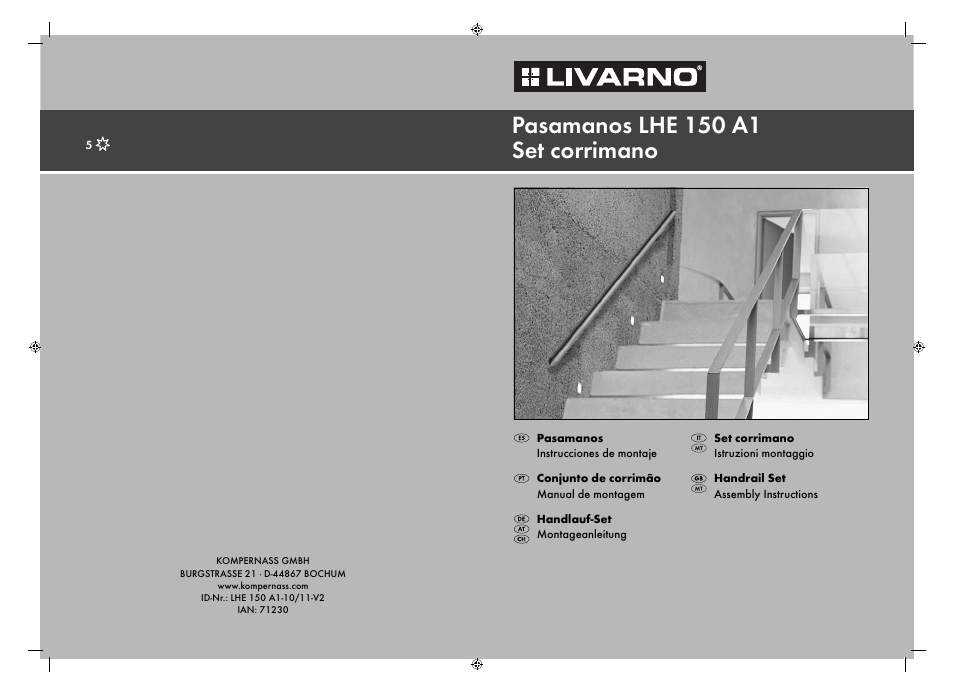 Livarno LHE 150 A1 User Manual | 12 pages