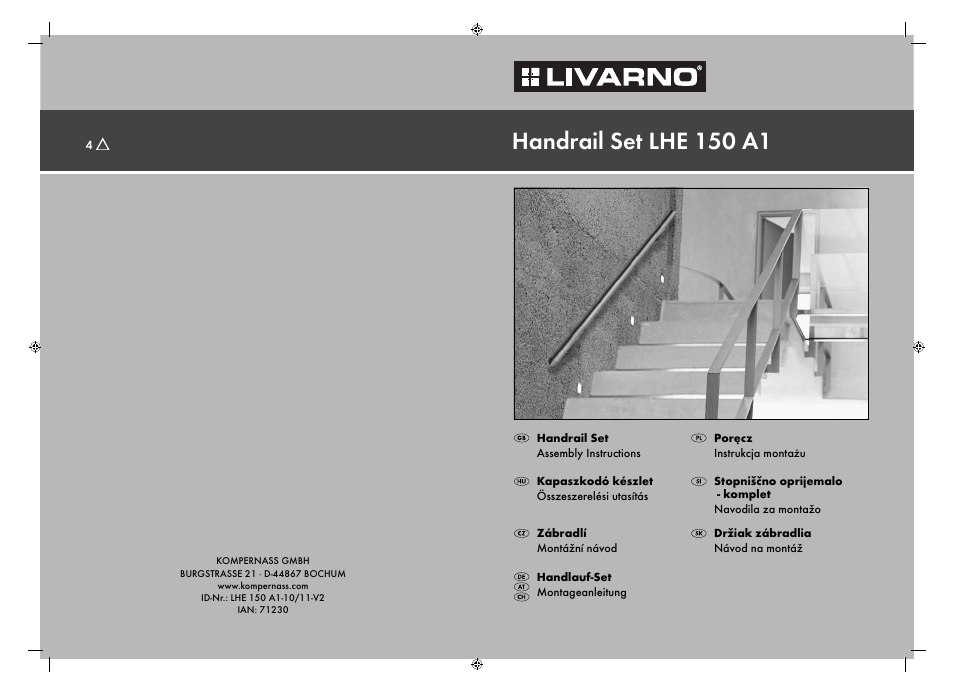 Livarno LHE 150 A1 User Manual | 16 pages