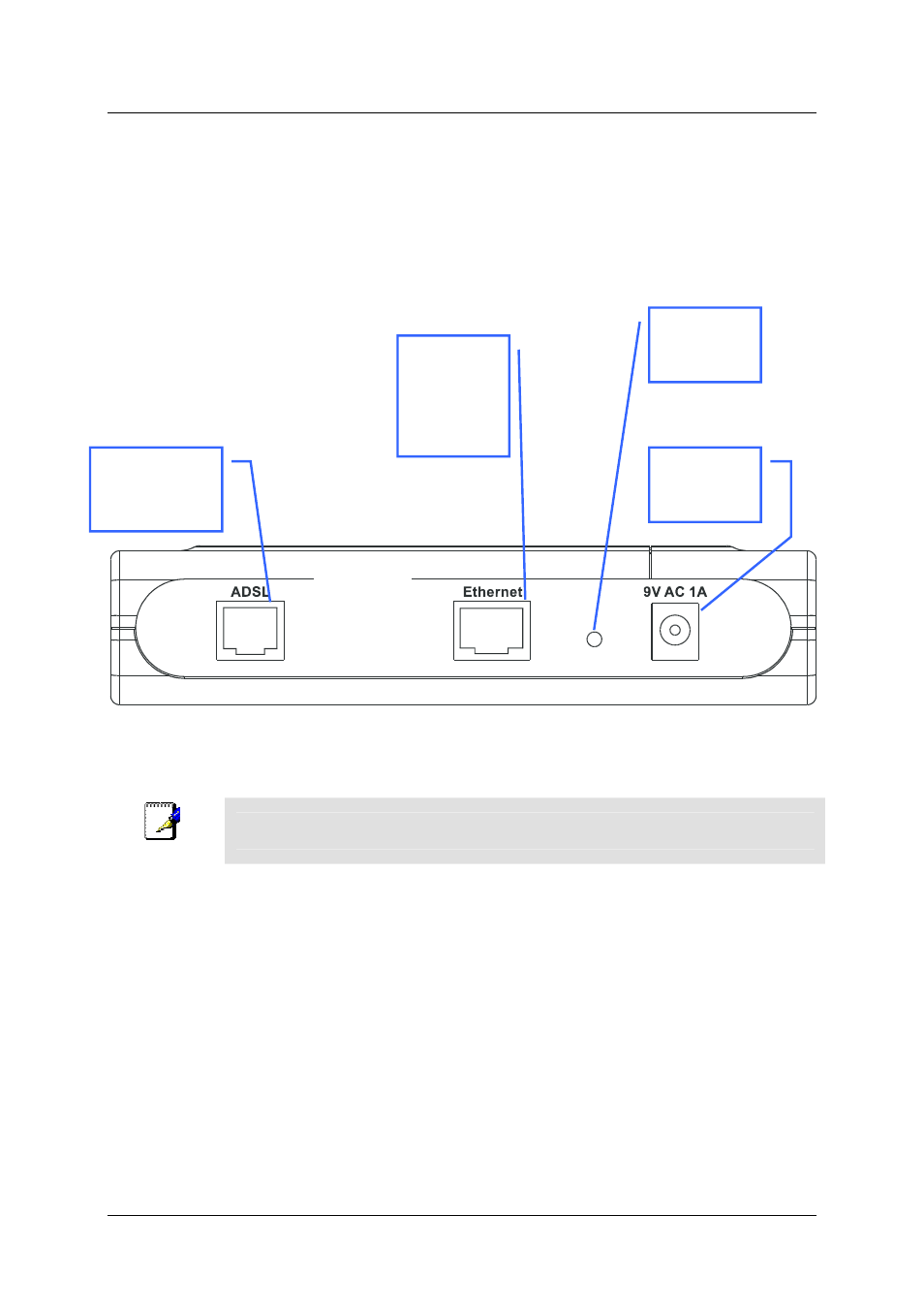 Rear panel connections | D-Link DSL-500T User Manual | Page 17 / 87