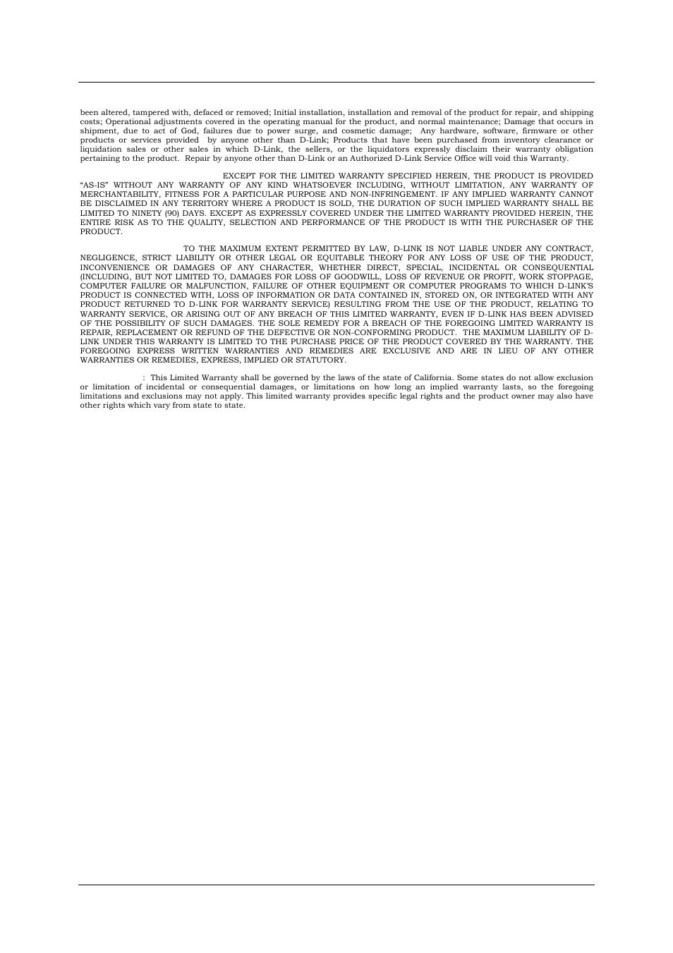 Dsl-500t dsl router user’s guide vi | D-Link DSL-500T User Manual | Page 6 / 87