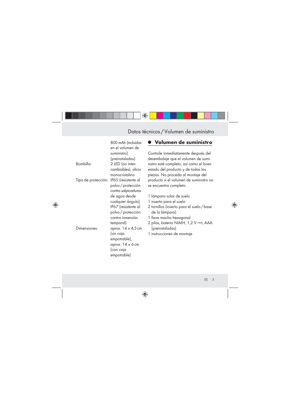 Datos técnicos / volumen de suministro | Livarno Z31096 User Manual | Page 5 / 57