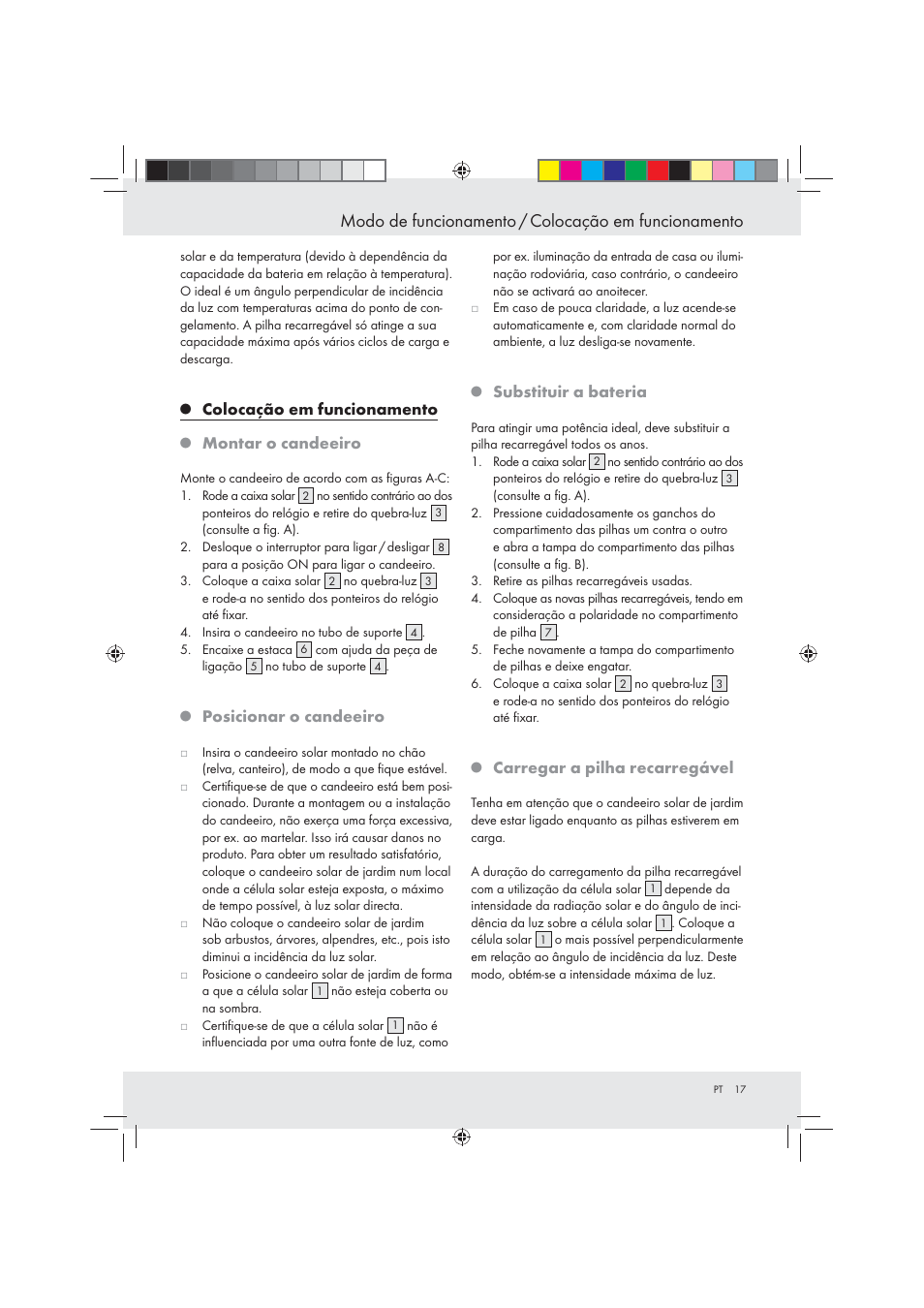 Modo de funcionamento / colocação em funcionamento | Livarno Z31094A Z31094B User Manual | Page 17 / 29