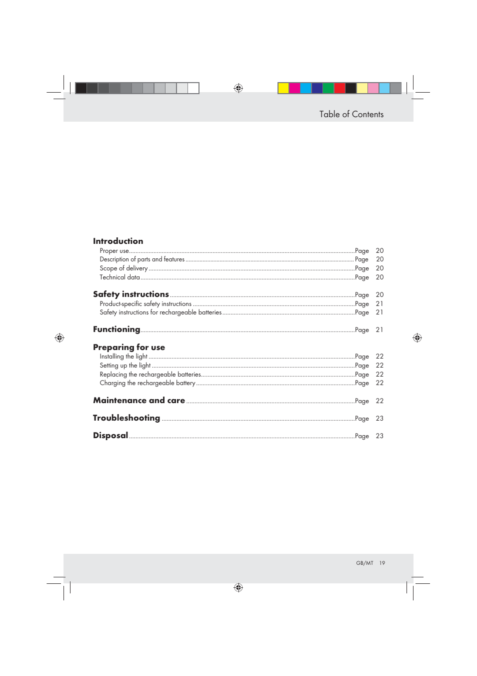 Livarno Z31094A Z31094B User Manual | Page 19 / 29