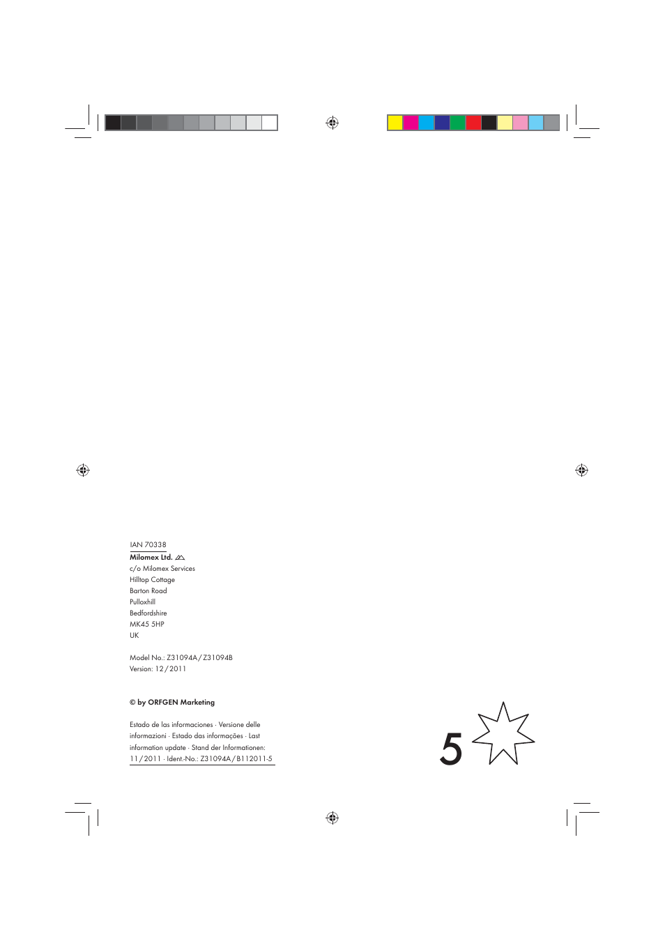 Livarno Z31094A Z31094B User Manual | Page 29 / 29