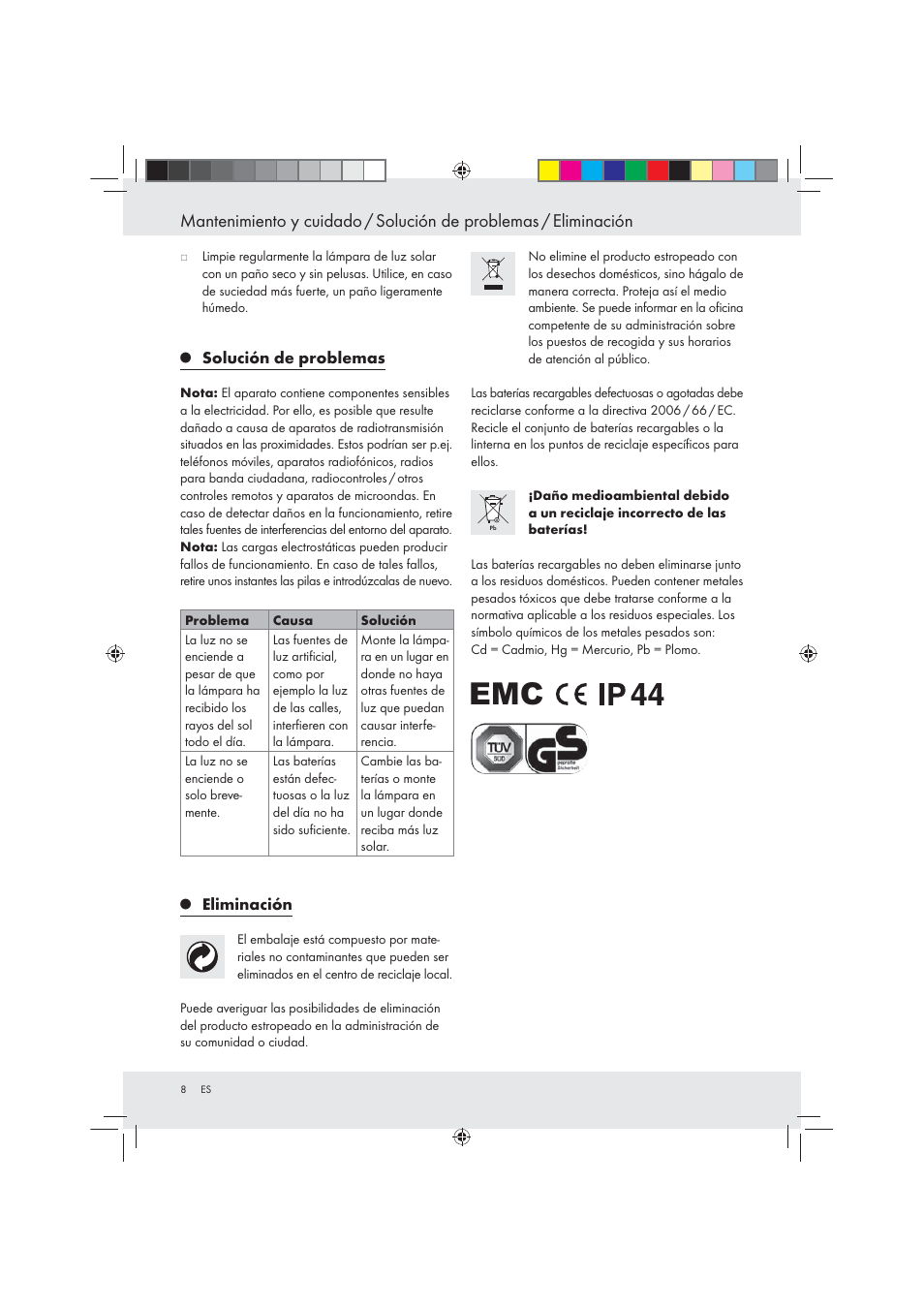 Livarno Z31094A Z31094B User Manual | Page 8 / 29