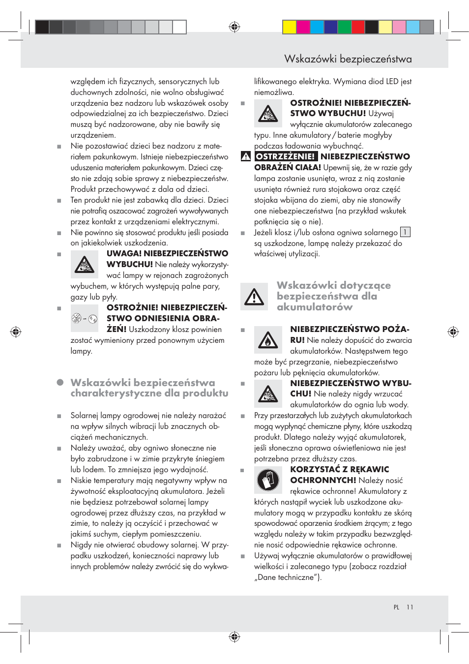 Wskazówki bezpieczeństwa | Livarno Z31094A Z31094B User Manual | Page 11 / 40