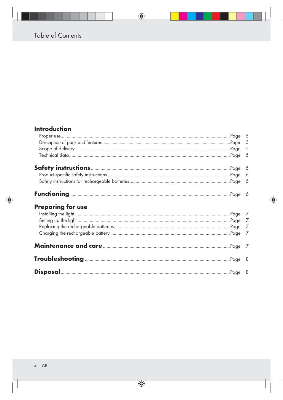 Livarno Z31094A Z31094B User Manual | Page 4 / 40