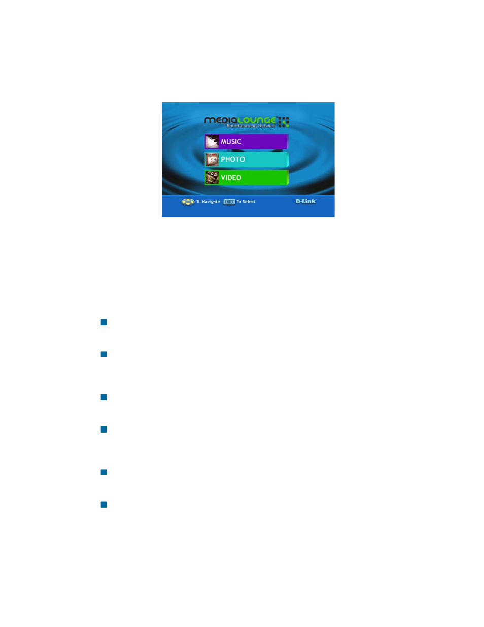 Music, Music quality, Supported music formats | D-Link DSM-320RD User Manual | Page 49 / 120