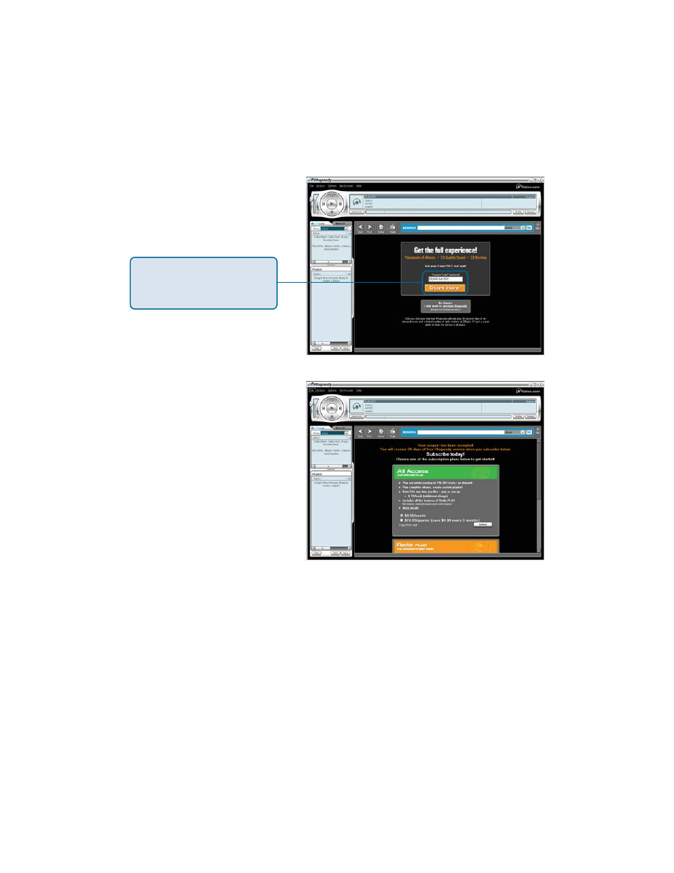 Online media (continued), For users new to rhapsody, Continued) | D-Link DSM-320RD User Manual | Page 85 / 120