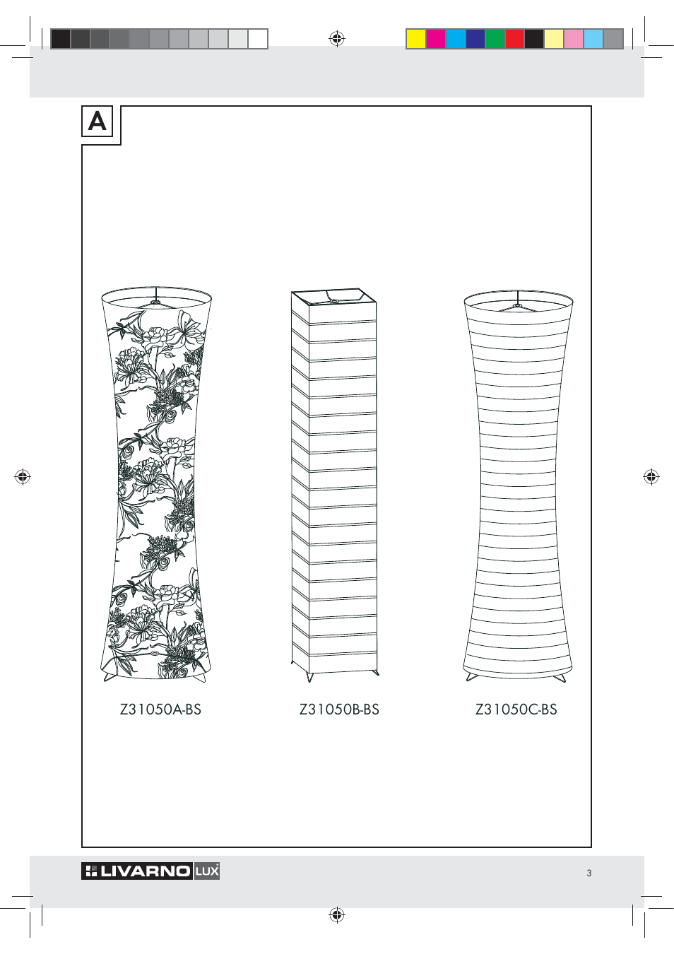 Livarno Z31050..-BS User Manual | Page 3 / 8