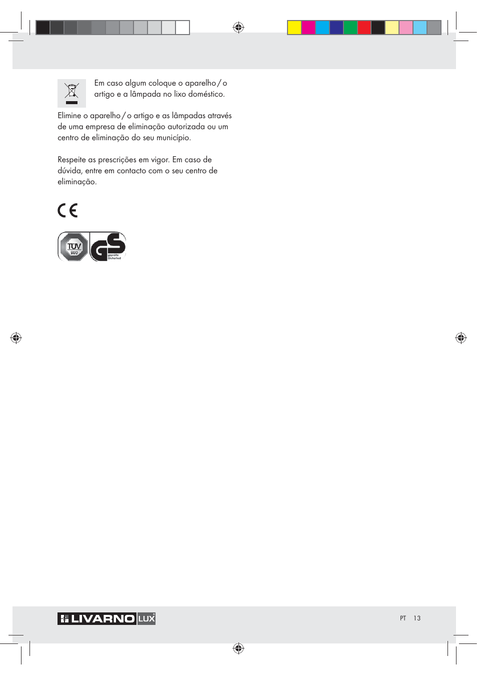 Livarno Z31050..-BS User Manual | Page 13 / 20