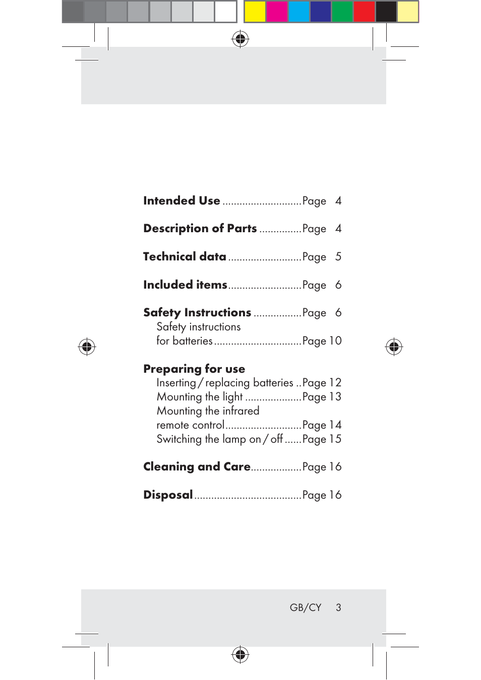 Livarno Z31206A-BS User Manual | Page 3 / 40