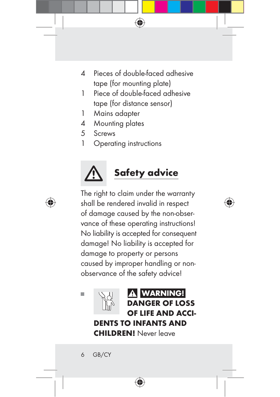 Safety advice | Livarno Z31206B-BS User Manual | Page 6 / 35