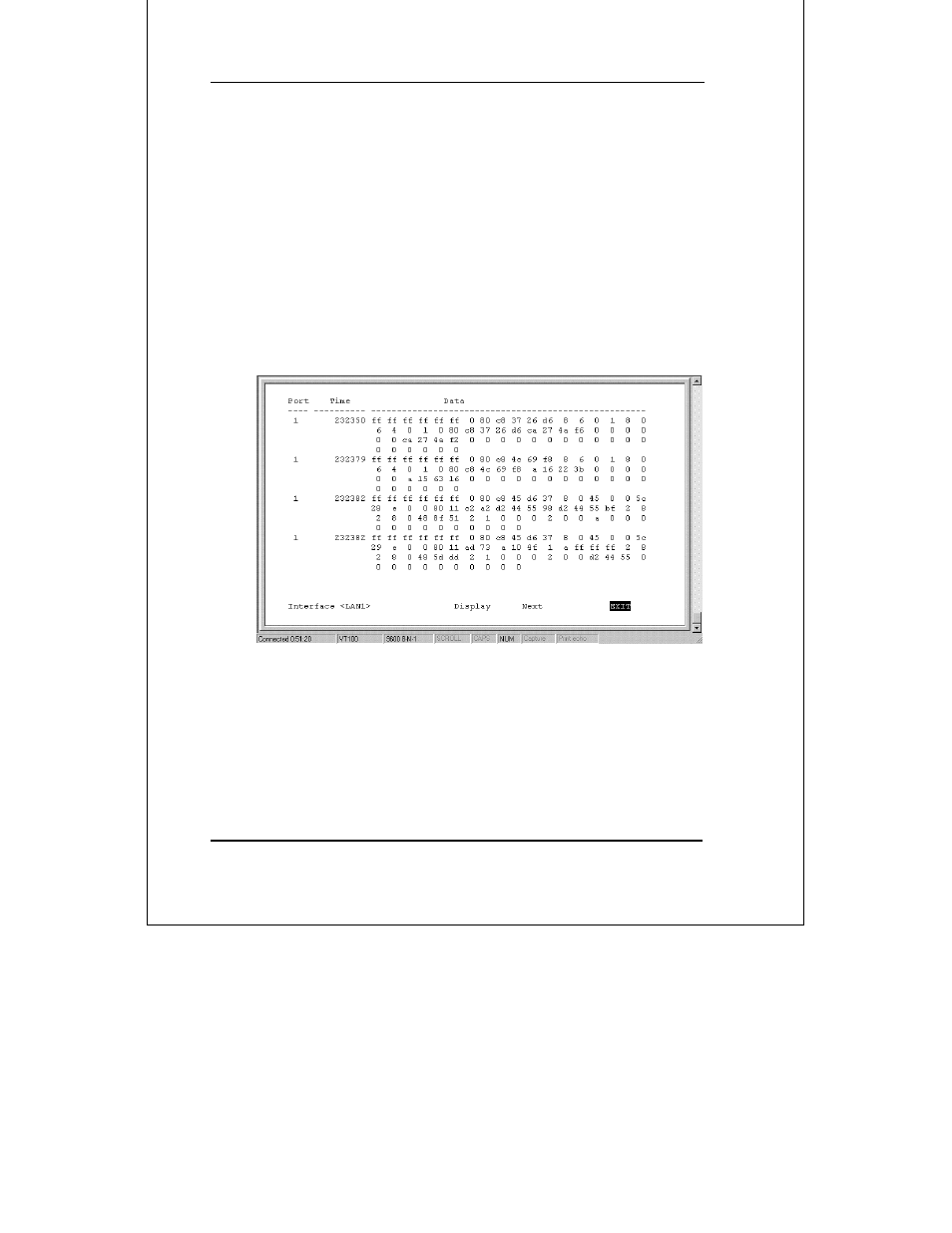 Trace buffer | D-Link DI-1162 User Manual | Page 121 / 170