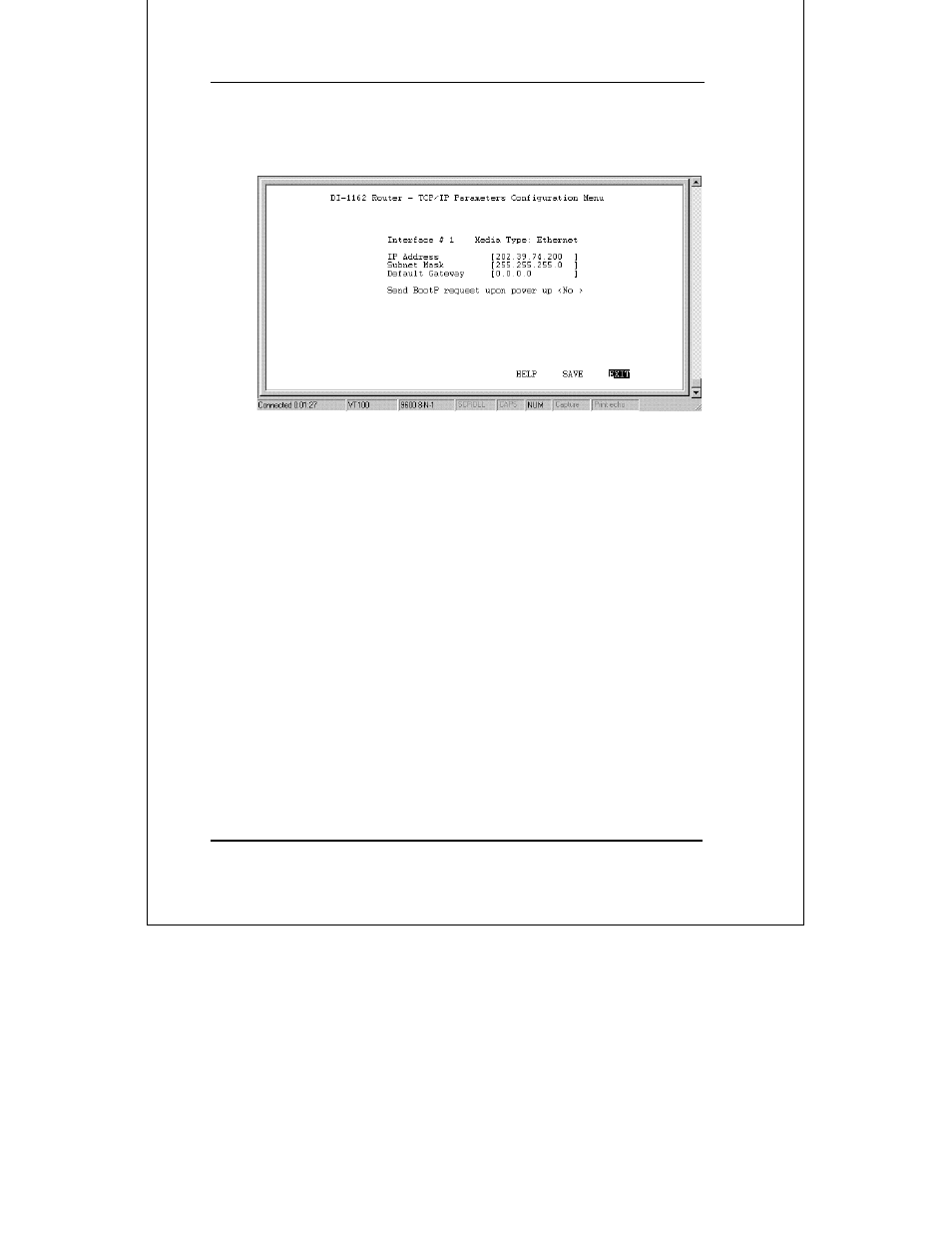 Tcp/ip parameters configuration | D-Link DI-1162 User Manual | Page 133 / 170